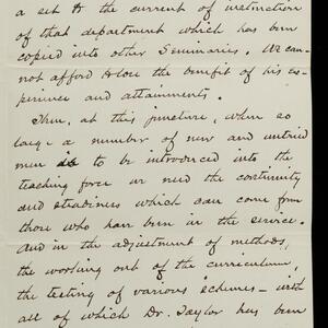 a page of handwritten text