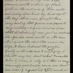 a page of handwritten text