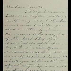 a page of handwritten text