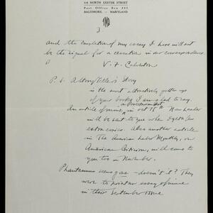 a page of handwritten text