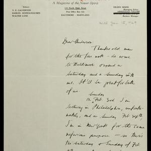 a page of handwritten text