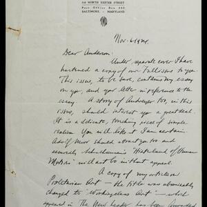 a page of handwritten text