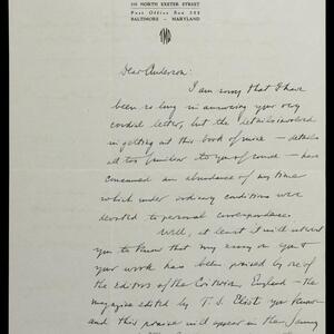 a page of handwritten text