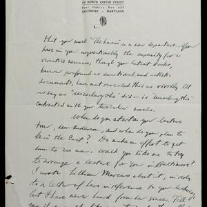 a page of handwritten text