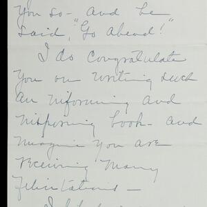 a page of handwritten text
