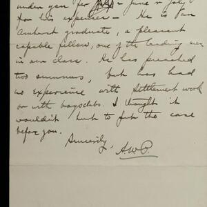 a page of handwritten text