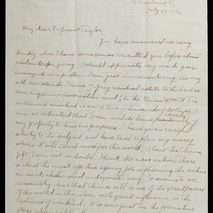 a page of handwritten text