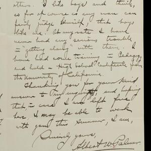 a page of handwritten text