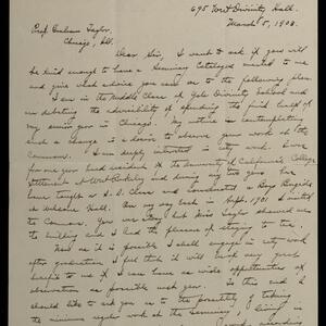 a page of handwritten text