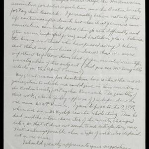 a page of handwritten text