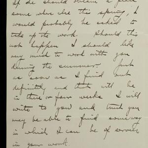 a page of handwritten text