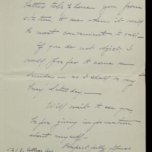 a page of handwritten text