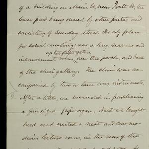 a page of handwritten text
