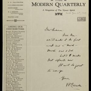 a page of handwritten text