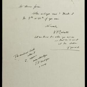 a page of handwritten text