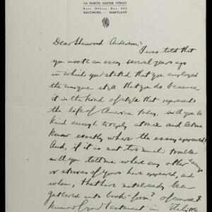 a page of handwritten text