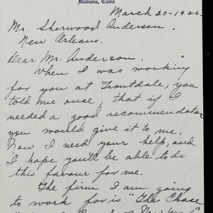 a page of handwritten text