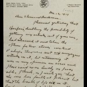 a page of handwritten text
