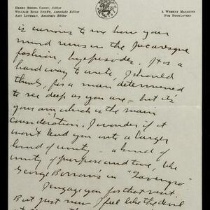 a page of handwritten text