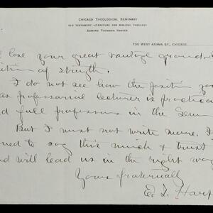 a page of handwritten text