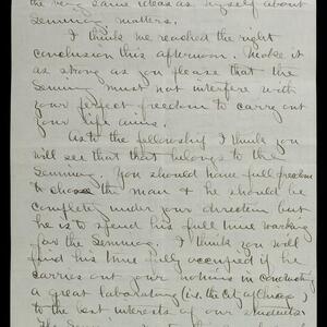 a page of handwritten text