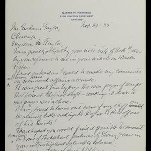 a page of handwritten text