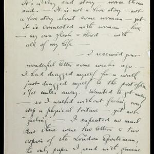 a page of handwritten text