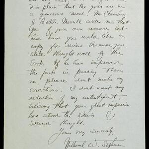 a page of handwritten text