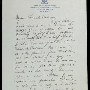 a page of handwritten text
