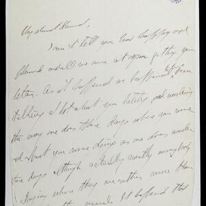 a page of handwritten text