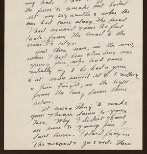 a page of handwritten text