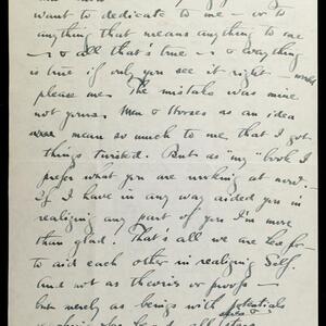 a page of handwritten text