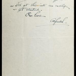 a page of handwritten text