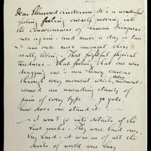 a page of handwritten text