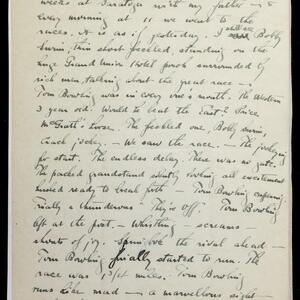 a page of handwritten text