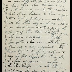 a page of handwritten text