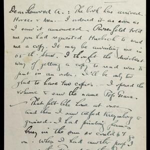 a page of handwritten text