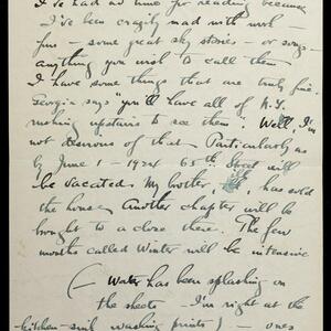 a page of handwritten text