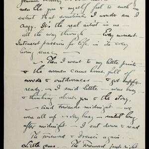 a page of handwritten text