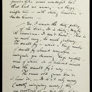 a page of handwritten text