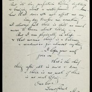 a page of handwritten text