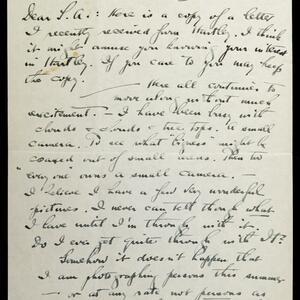 a page of handwritten text