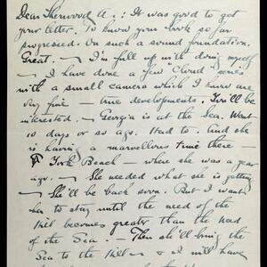 a page of handwritten text