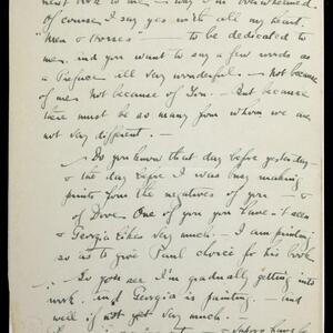 a page of handwritten text