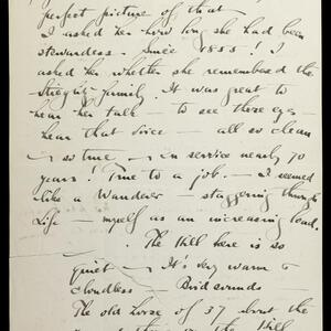 a page of handwritten text
