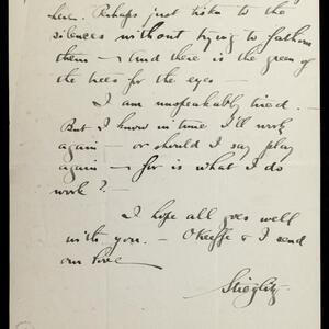 a page of handwritten text