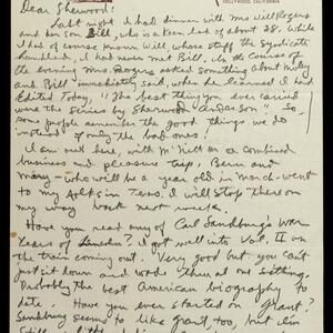 a page of handwritten text