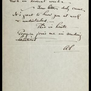 a page of handwritten text