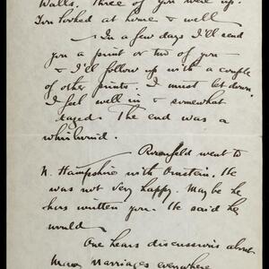 a page of handwritten text