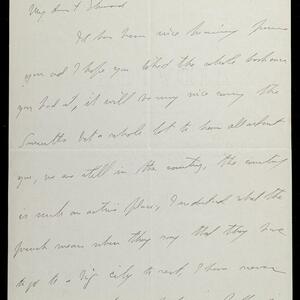 a page of handwritten text